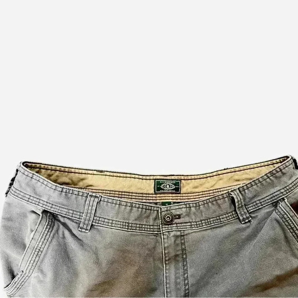 G.H. BASS & CO For Hard Service Stretch Canvas Terrain Gray Cargo Pants size 40 - Picture 9 of 11
